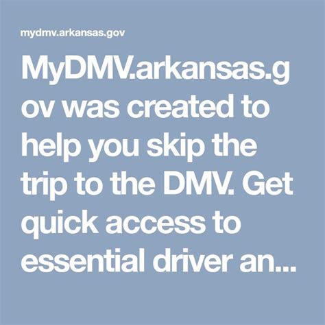 mydmv.arkansas.gov renew plates.